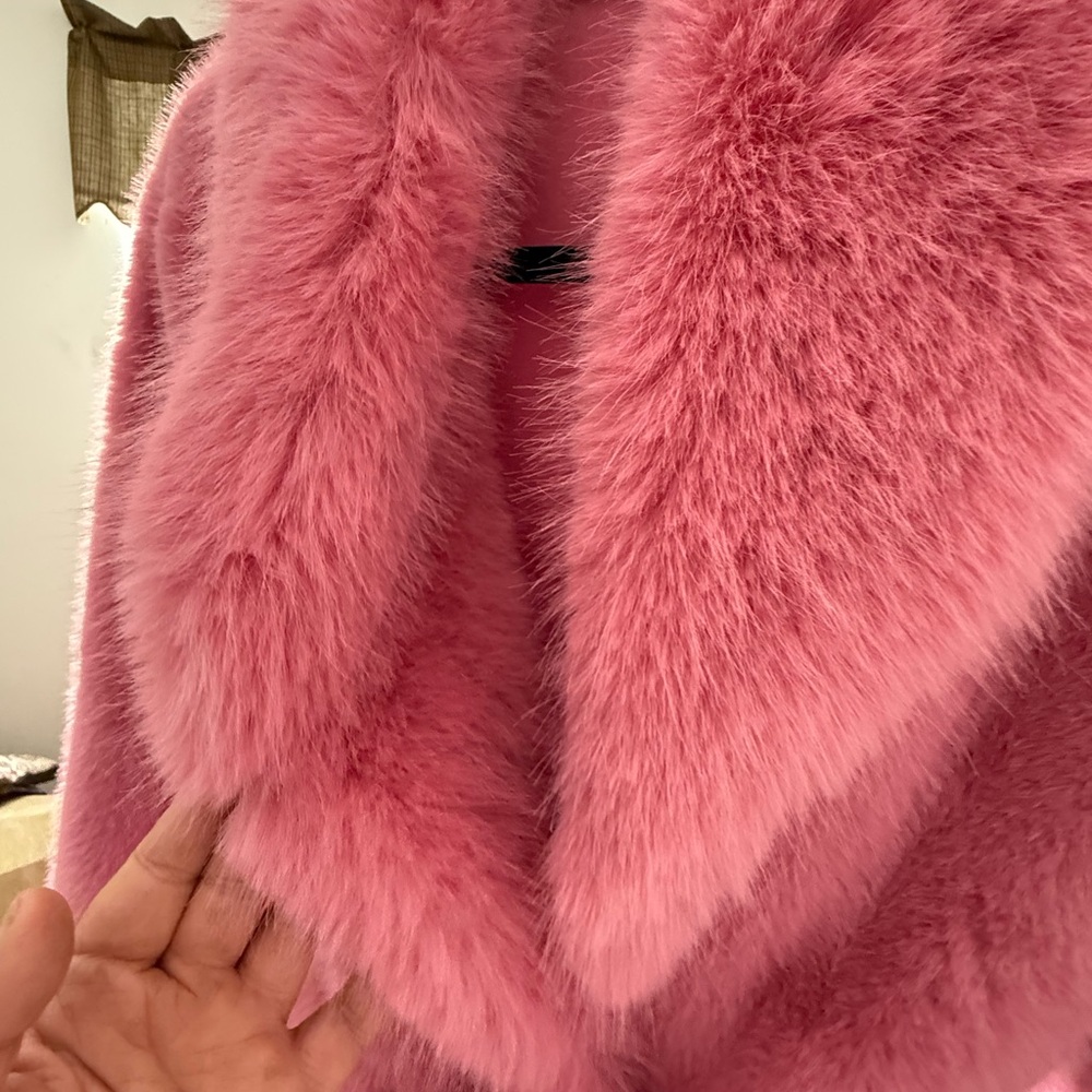 Chic Pink Teddy Jacket
